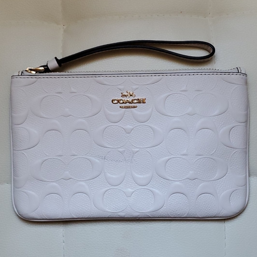 Coach Signature Wristlet